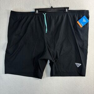 Columbia PFG Backcast III Water Shorts Men 5X Black Fishing Outdoor Stretch NWT